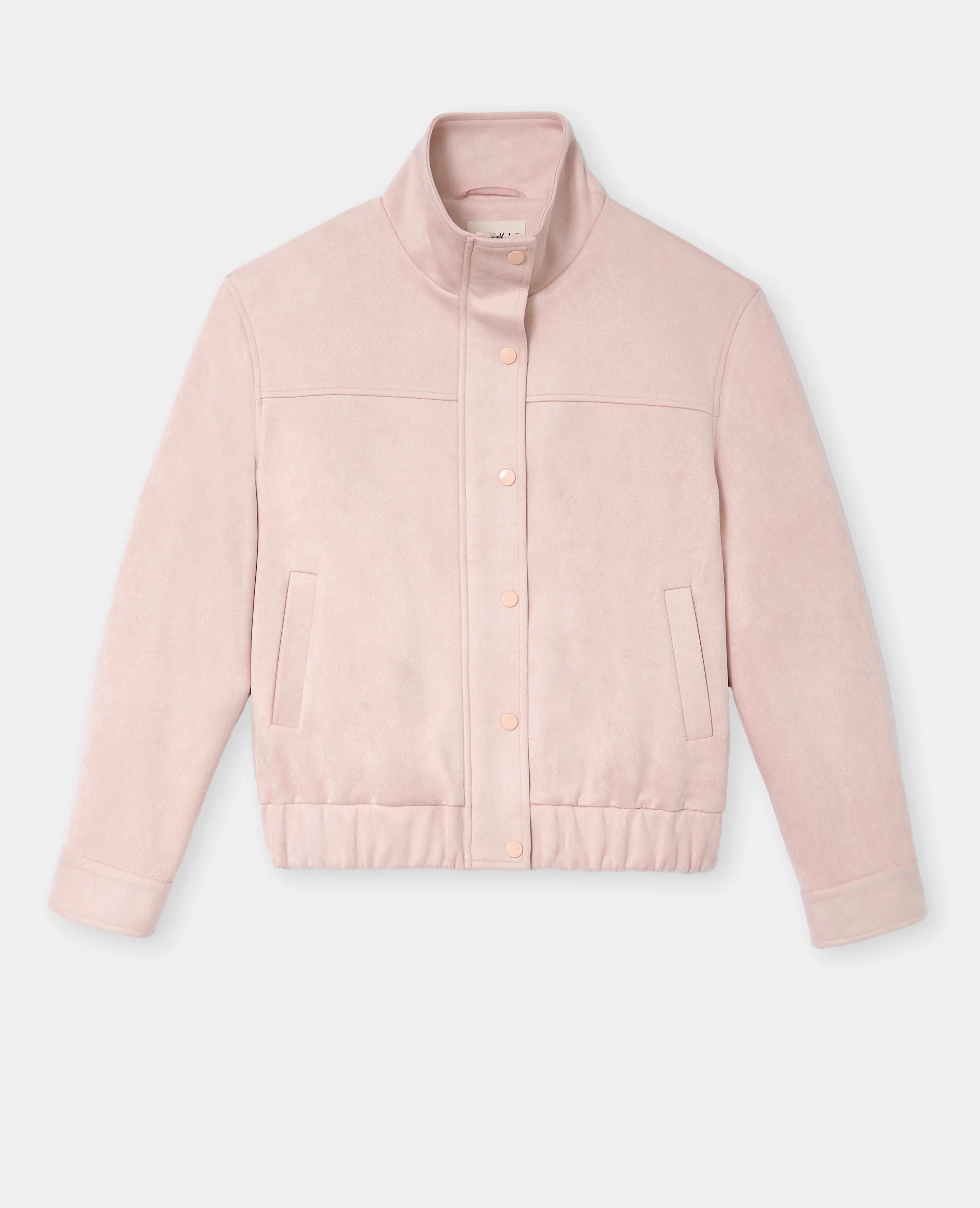 Veste en suédine col montant - Image 4