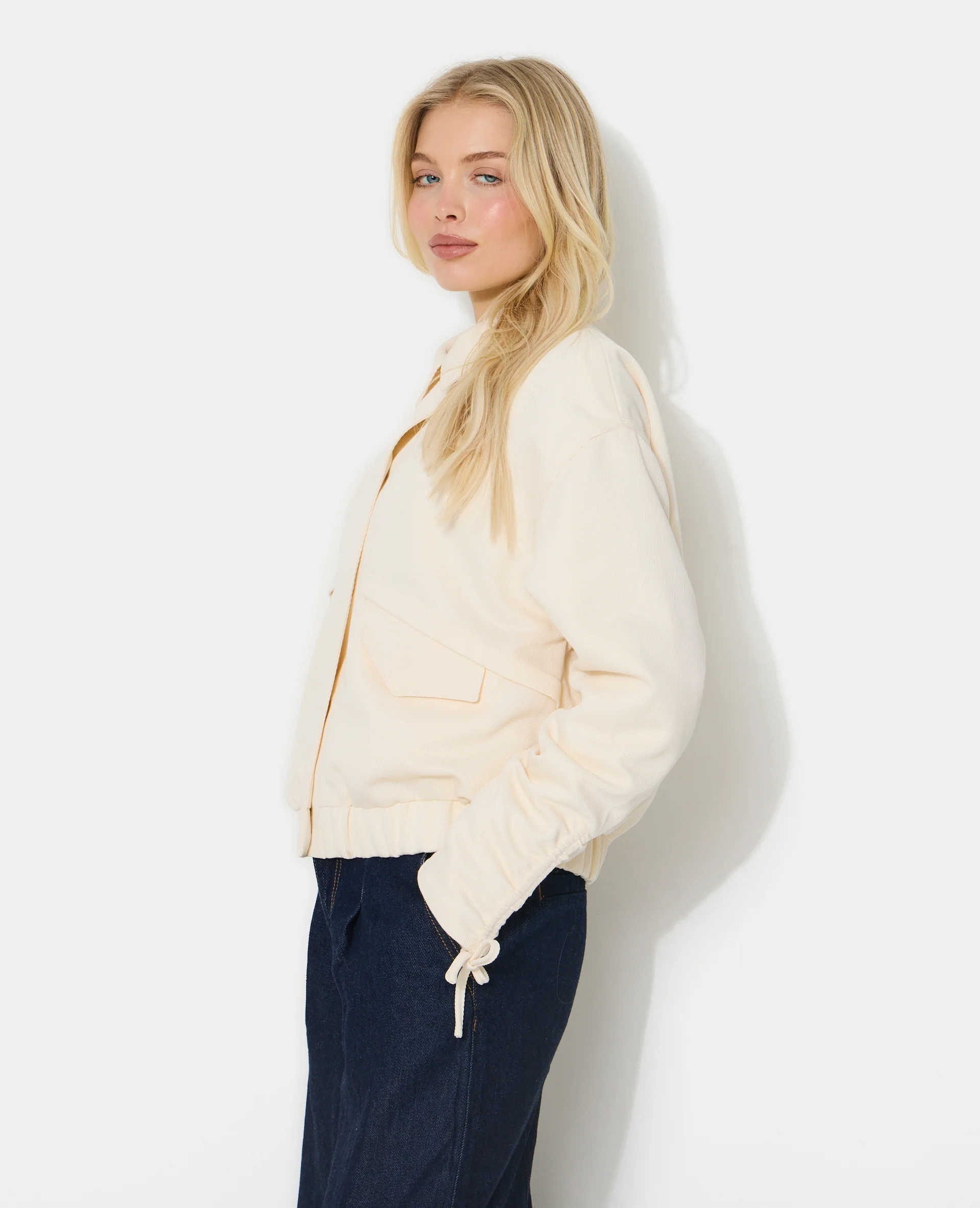 Veste légère en tissu texturé - Image 7