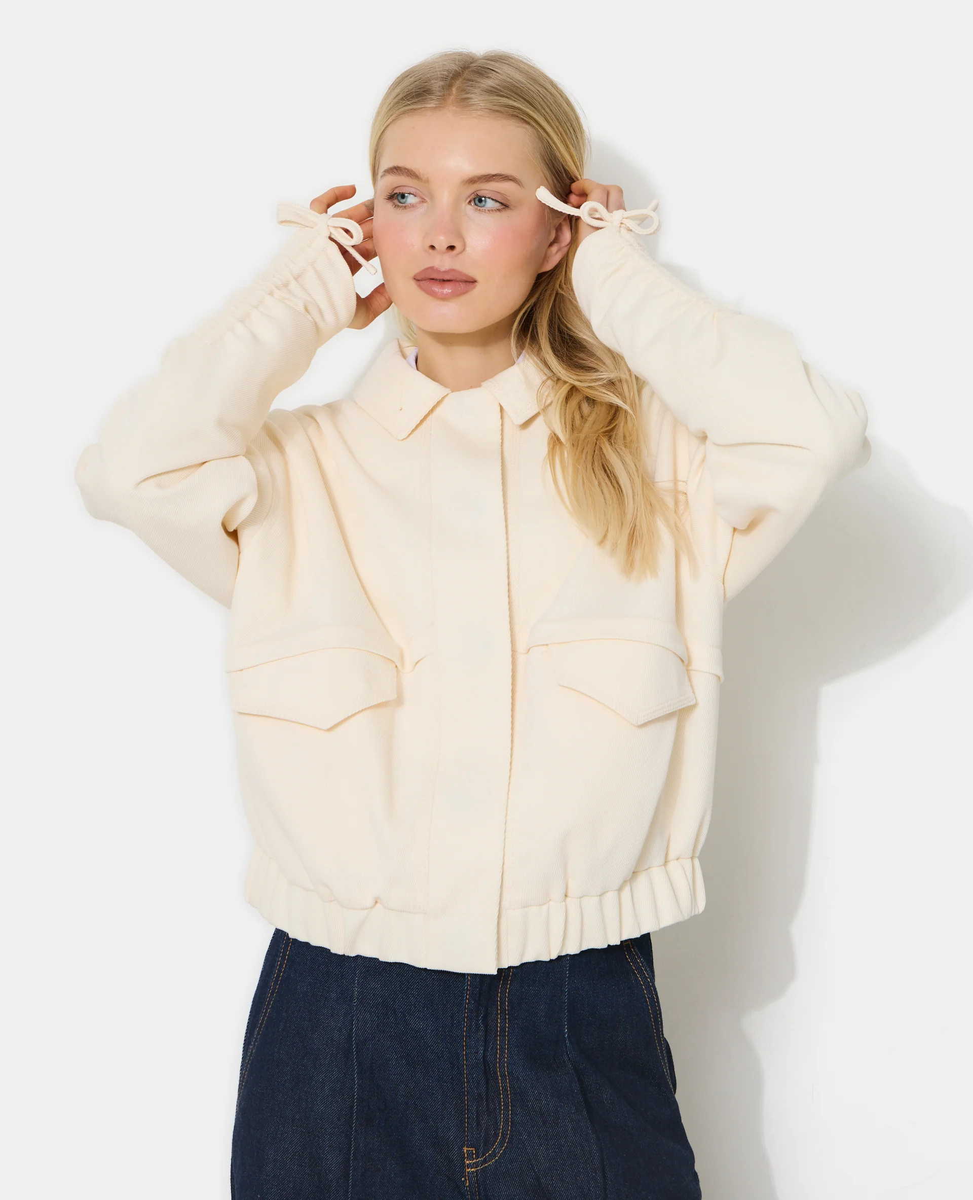 Veste légère en tissu texturé - Image 8