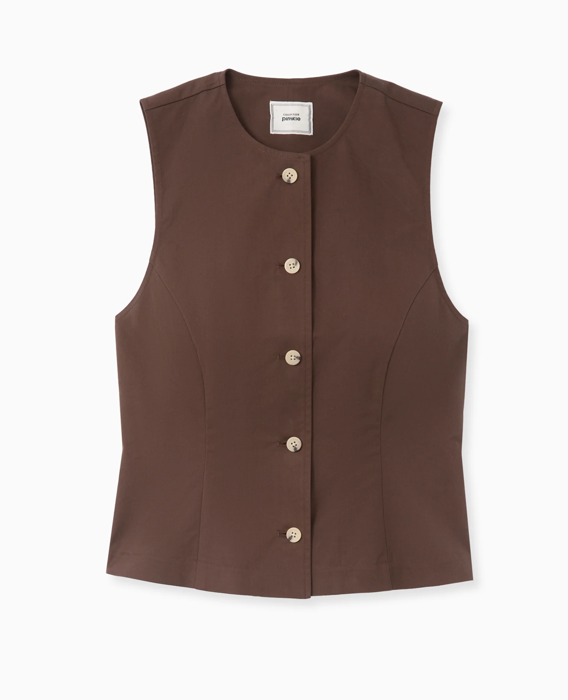 Veste sans manches avec boutons - Image 4
