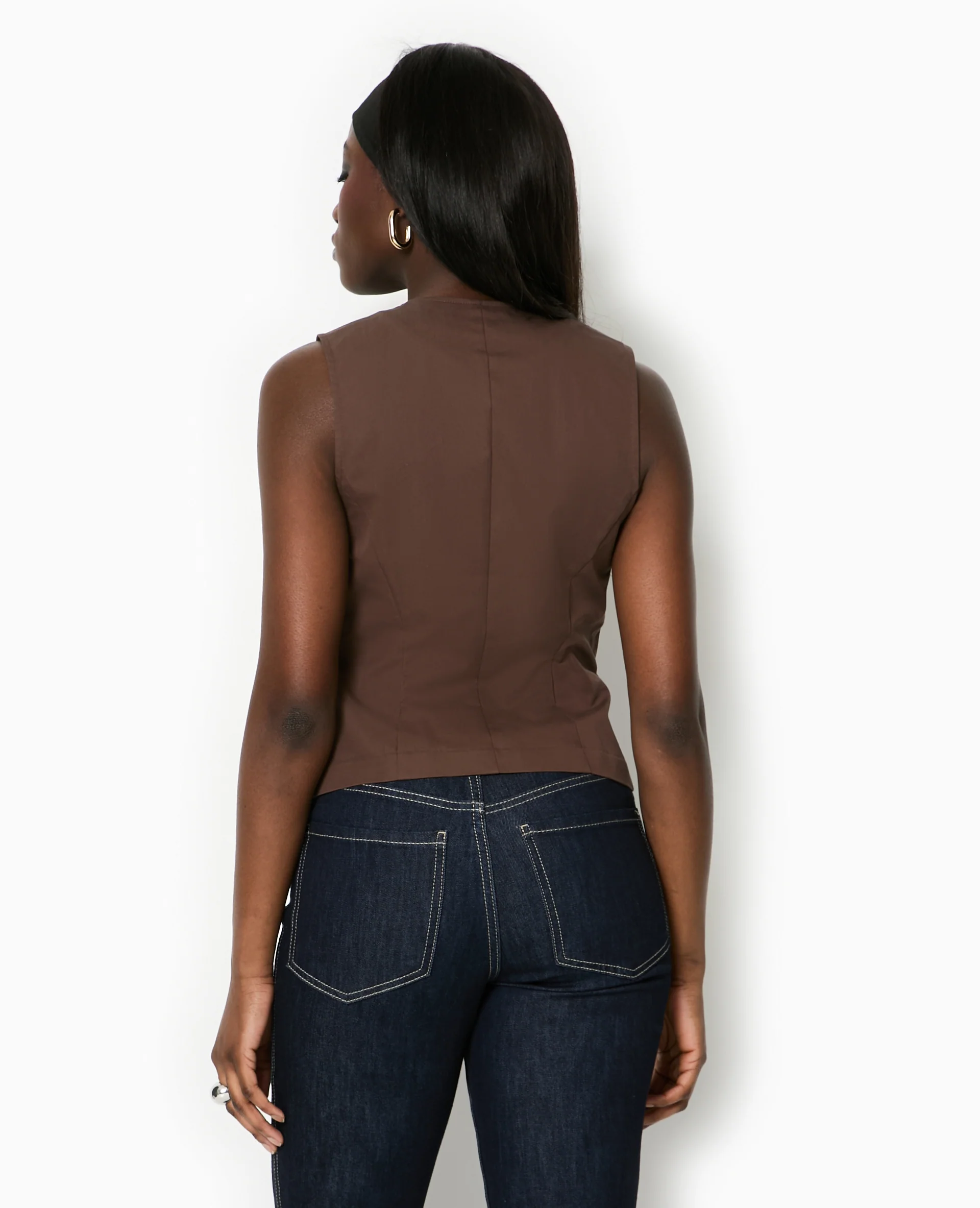 Veste sans manches avec boutons - Image 6