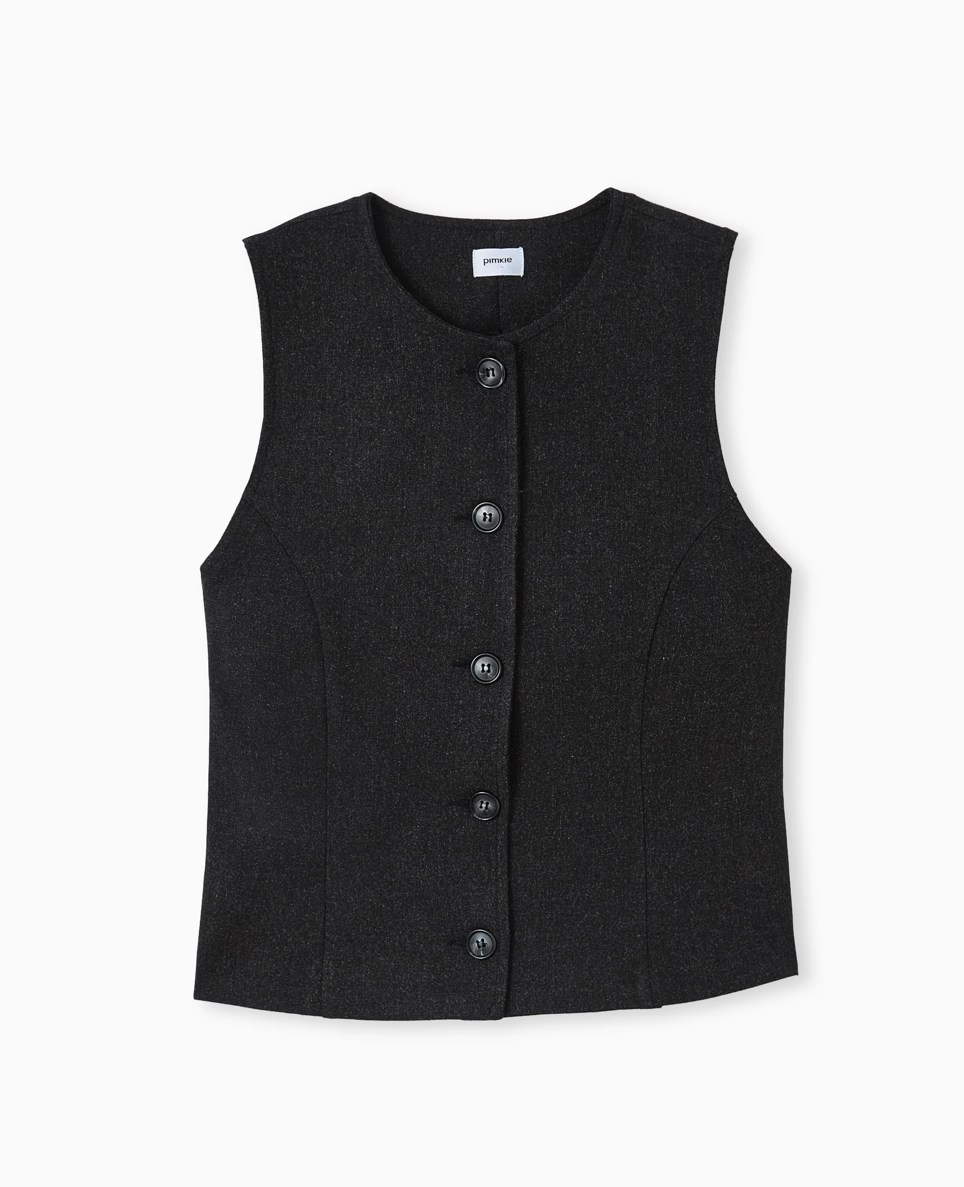 Veste sans manches façon gilet de barman - Image 4