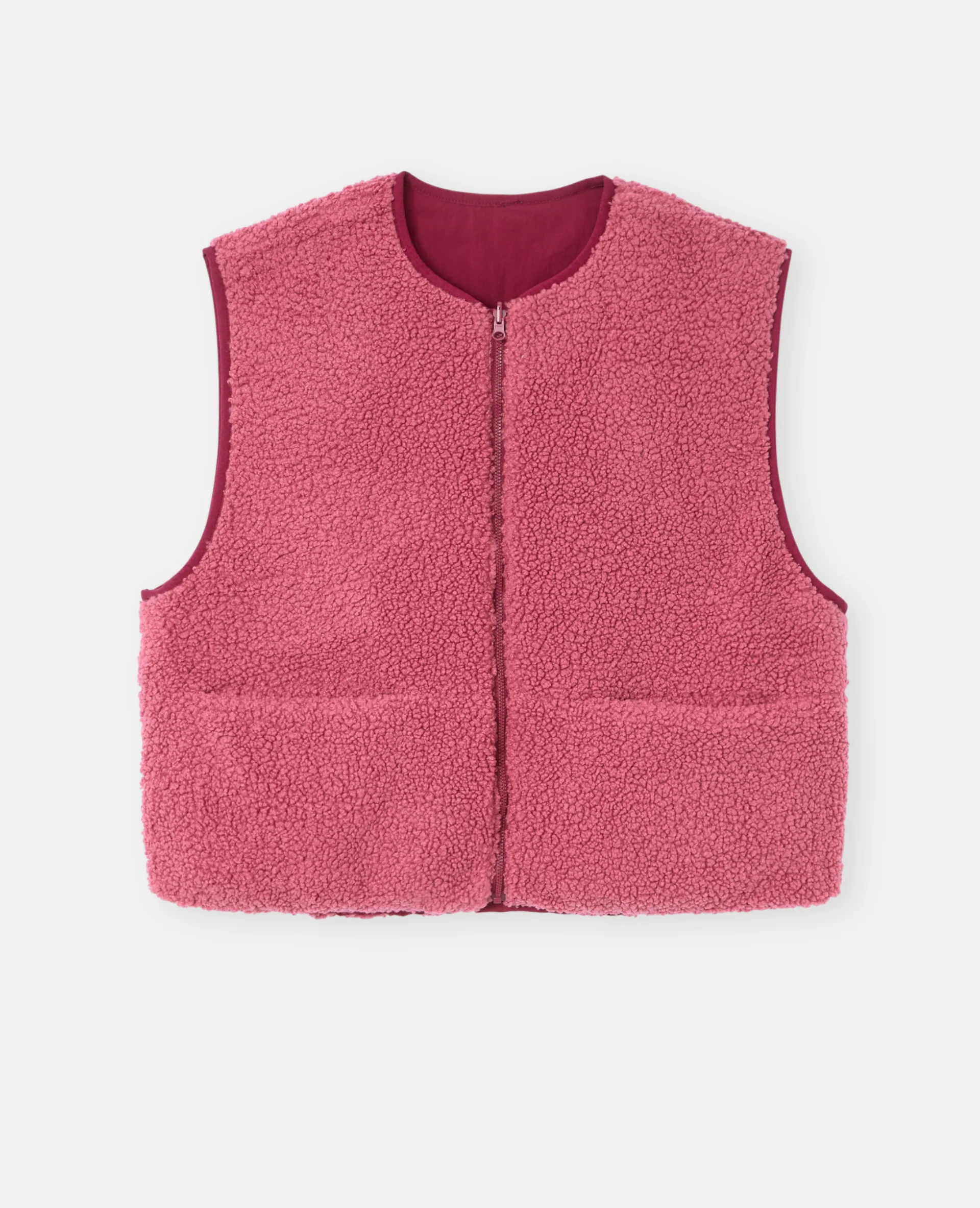 Veste sans manches réversible avec sherpa - Image 4