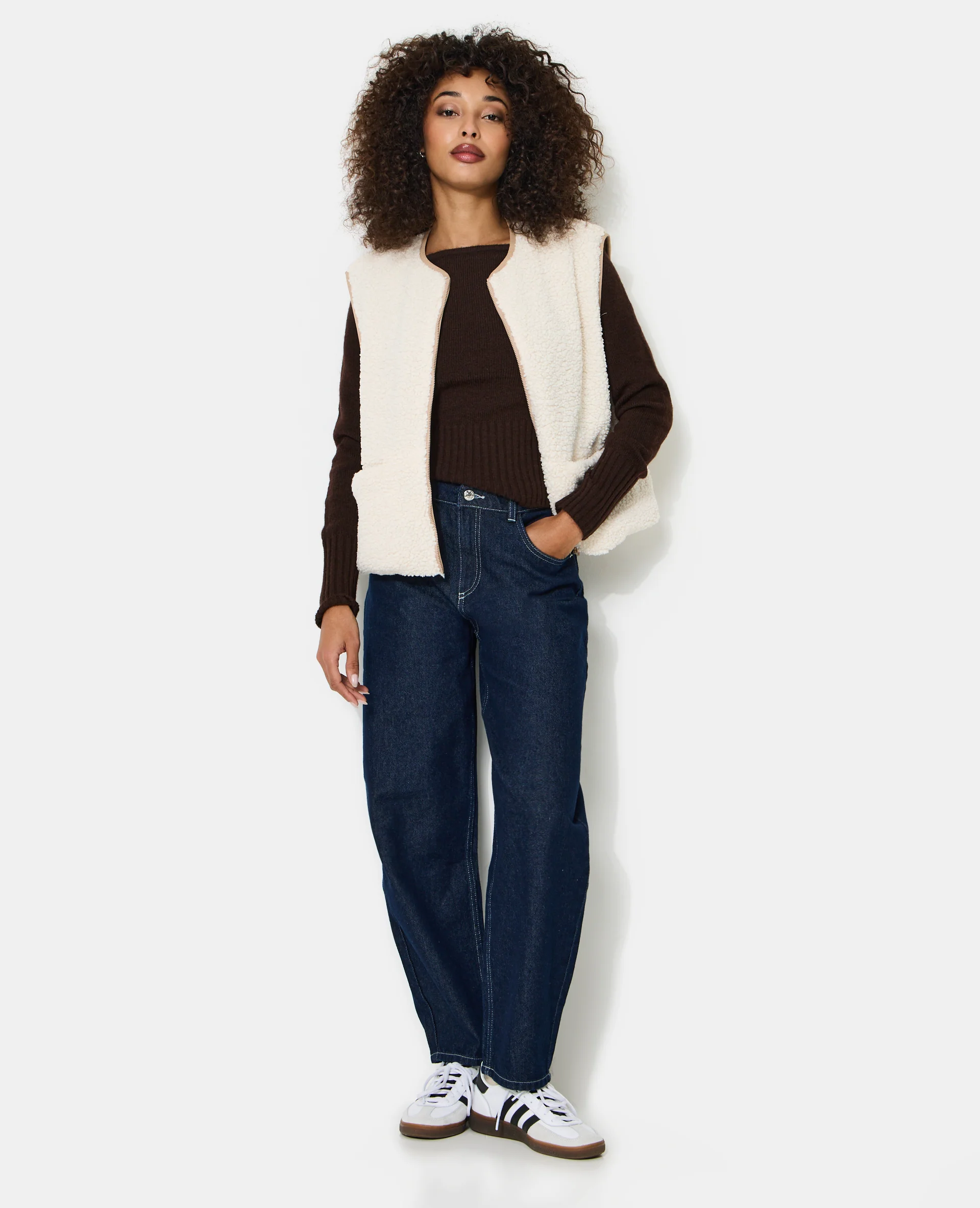 Veste sans manches réversible avec sherpa - Image 3